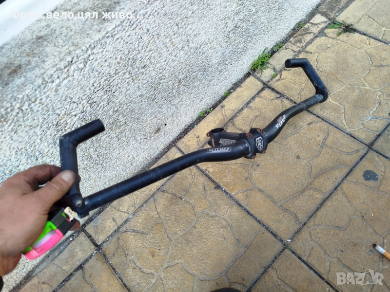 Кормило 31.8 с лапа за стержен 28.6 за велосипед колело , снимка 1