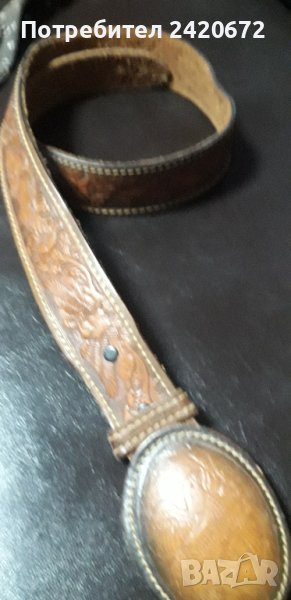   Ретро  кожен  колан , снимка 1