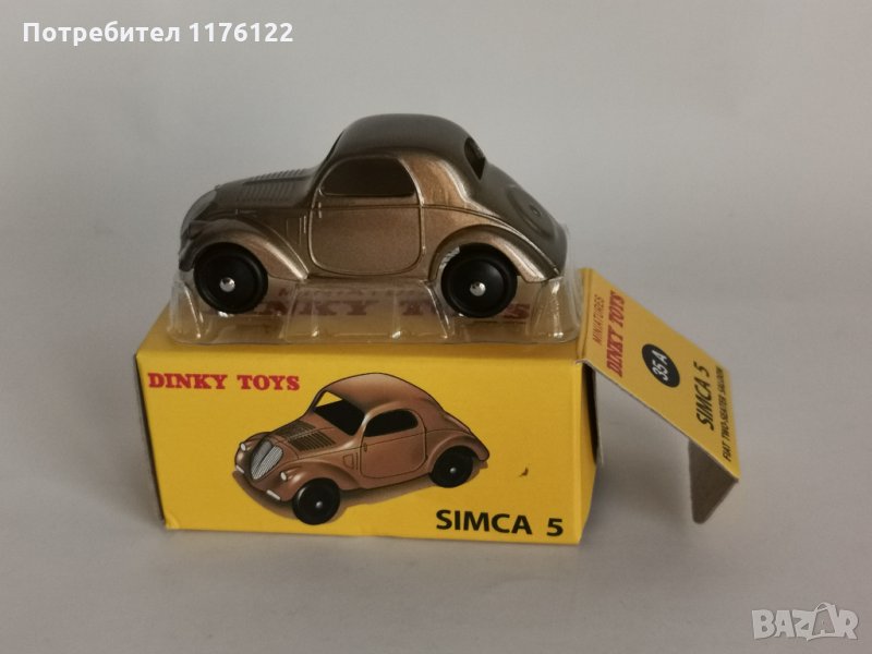 1/43 #35A Dinky Atlas Simca 5 Динки Атлас Симка Нова В Кутия, снимка 1