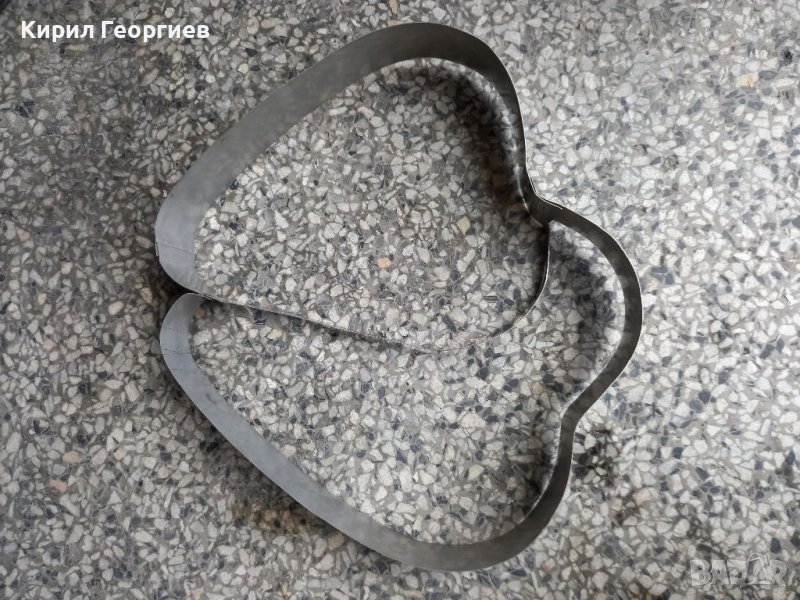 Форма за кекс " сърце "  без  дъно, снимка 1