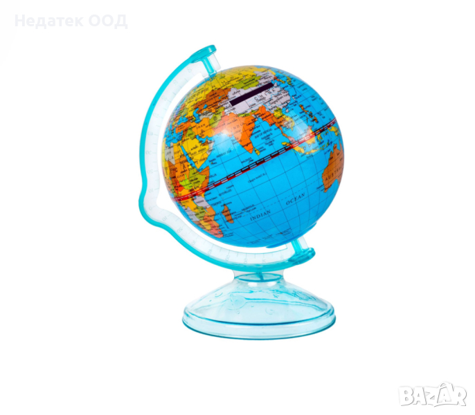 Детска касичка, Глобус, 10x16см, снимка 1