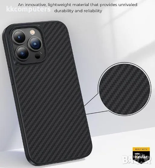 Калъф Wlons Kevlar MagSafe за iPhone 16 6.1 Баркод : 3131008, снимка 1