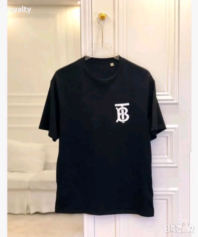 Burberry Черна Мъжка Тениска , снимка 1