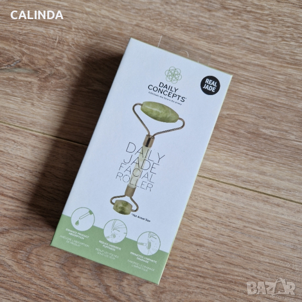 Ролер за лице с нефритен камък Daily concepts, снимка 1