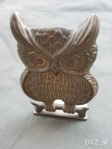 Статуетка пластика сова бухал, снимка 1