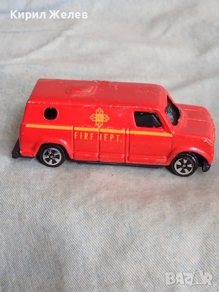 Метална количка FIRE DEPT ретро пожарникарска кола за КОЛЕКЦИЯ ДЕКОРАЦИЯ 17030, снимка 1