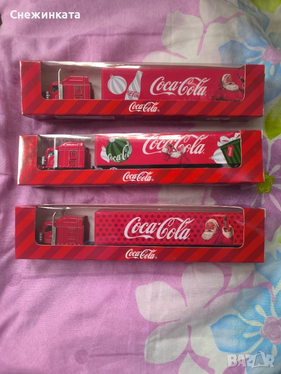 Кока кола камион (камионче)- 3 коледни модела, 32лв за бройка, снимка 1