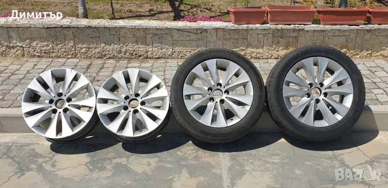 Оригинални лети джанти 17 цола за BMW 5та серия. , снимка 1