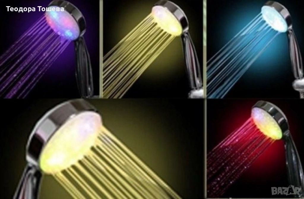 Душ слушалка led, снимка 1