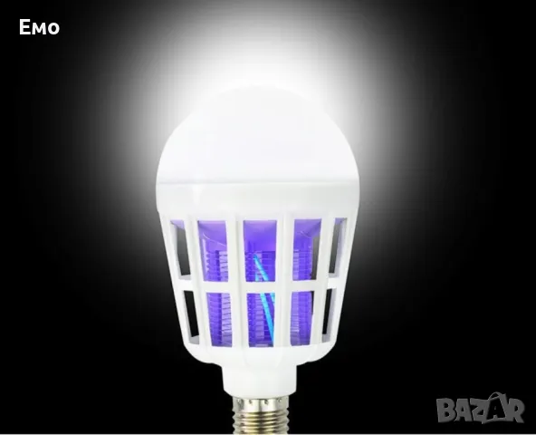 LED крушка против комари с адаптор за стена, снимка 3 - Крушки - 48656105