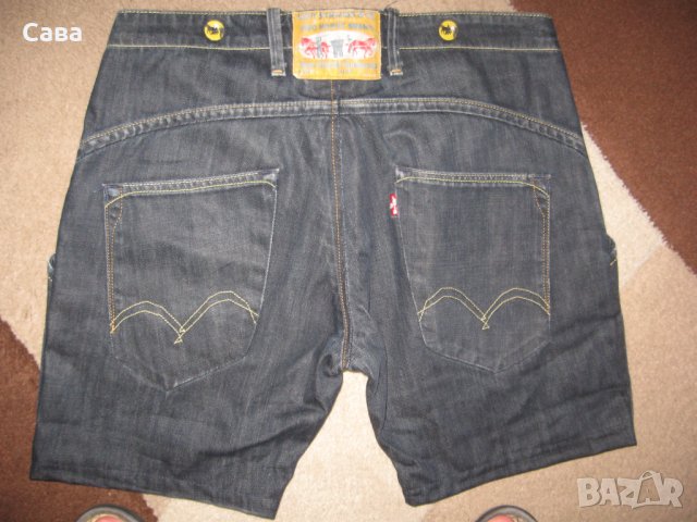 Къси дънки LEVI,S   мъжки,С, снимка 3 - Дънки - 36991310