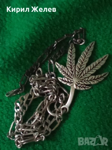 ФЛОРАЛЕН СРЕБЪРЕН МЕДАЛЬОН със СРЕБЪРЕН ЛАНЕЦ СРЕБРО 925 ITALY КАРТИЕ ПЛЕТКА 25760, снимка 13 - Колиета, медальони, синджири - 50354689