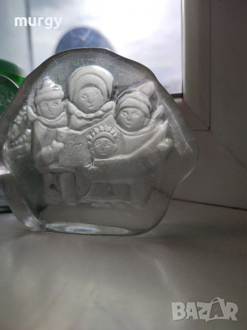 стъклен свещник, снимка 3 - Декорация за дома - 39559628