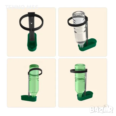 Поилка за зайци със стойка за бутилка (К-КТ 10 БРОЯ) #03901, снимка 2 - За гризачи - 50387360