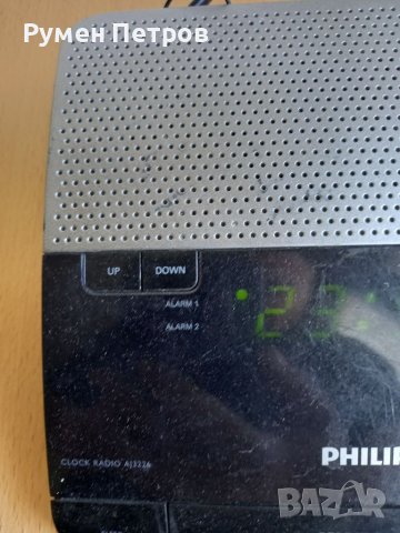 Радиочасовник Philips АJ3226,  работещ., снимка 3 - Радиокасетофони, транзистори - 36693011