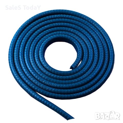 Лайсна за врата, Протектор, с стоманени сегменти, Син, 2,5м