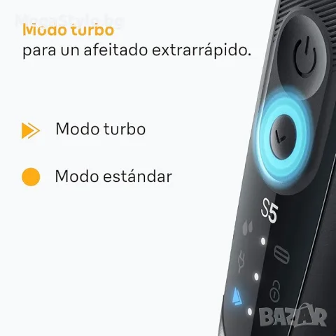 Електрическа самобръсначка за мъже Braun Series 5, 52-N1650SI, черна, снимка 2 - Електрически самобръсначки - 55833349