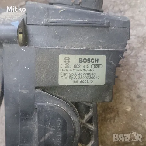 Педал Газ За Фиат Добло 1.9ДжТД 2003г / Fiat Doblo 1.9JTD 2003y, снимка 2 - Части - 47467922
