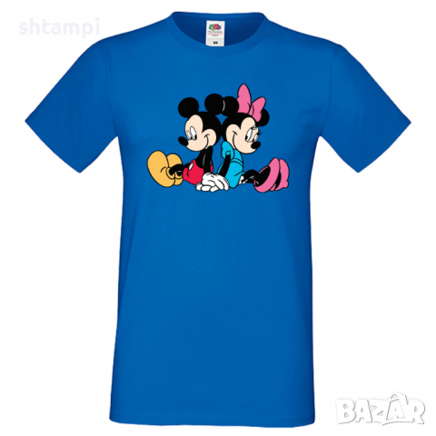 Мъжка тениска Mickey & Minnie 2 Подарък,Изненада,Рожден ден, снимка 2 - Тениски - 36575452