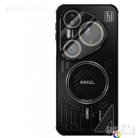 ABEEL Huawei Pura 80 Ultra Магнитен Кейс [Протектор в Комплекта] | Алуминиева Сплав | N52 магнитен п