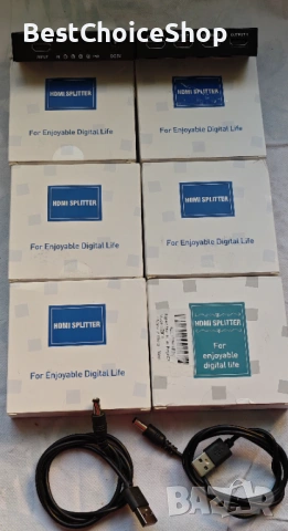 HDMI сплитер 1 в 4, снимка 2 - Приемници и антени - 53118183