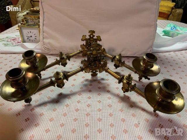 Свещници за пиано - уникално красиви Германия ок. 1840, снимка 8 - Антикварни и старинни предмети - 52367156