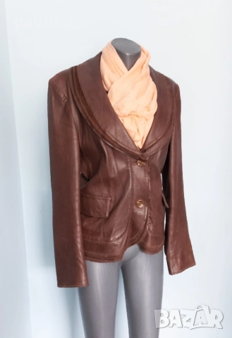 Два различни броя / Марково дамско яке от естествена кожа , снимка 5 - Якета - 51959920