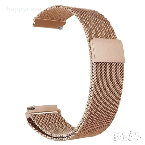 MILANESE LOOP Каишка за смарт часовник Huawei Watch/Samsung/Xiaomi/Garmin/Amazfit/Casio/Honor, снимка 10 - Каишки за часовници - 47890734