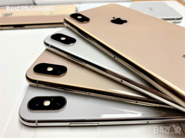 НОВ Apple iPhone XS Max 64GB - 12 месеца ГАРАНЦИЯ-ЛИЗИНГ + 6 ПОДАРЪКА
