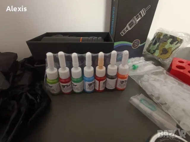 машинка за татуиране сет, снимка 5 - Друга електроника - 48047703