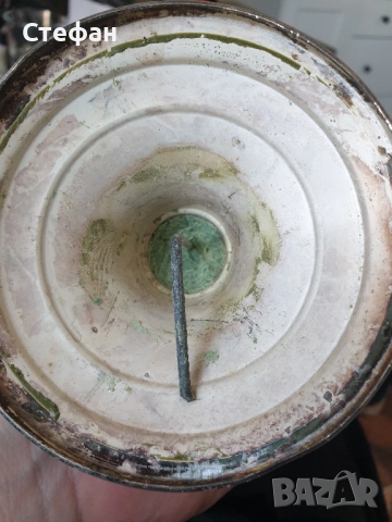 Сребърен свещник, снимка 8 - Антикварни и старинни предмети - 48957967