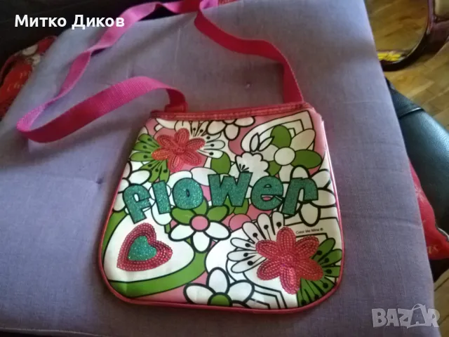 Детска чанта за момиче Flouwer 20х19см нова