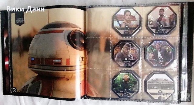 редки Албум StarWars cosmic shells и игра E-leclerc Disney 2016 колекция, снимка 9 - Колекции - 31761487