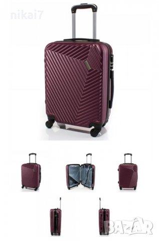 WeTravel пътнически куфар за рьчен багаж с 4ри колела 360°54 39 20, снимка 8 - Куфари - 37619849