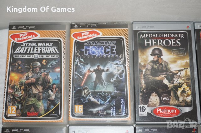 Игри за PSP Star Wars Battlefront/Gran Turismo/Killzone/Ben 10/Medal Of Honor Heroes/Thrillville, снимка 2 - Игри за PlayStation - 42160008