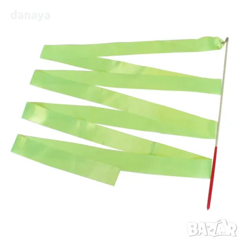 5235 Лента за художествена гимнастика, 4 метра, снимка 3 - Спортна екипировка - 47328520