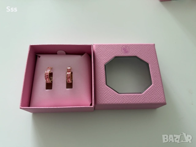 Обеци Swarovski Matrix Rose