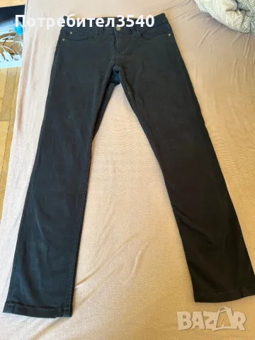 Черен панталон, снимка 3 - Панталони - 49343343