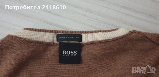 Hugo Boss  Wool / Knit Mens Size L - XL НОВО! ОРИГИНАЛ! Мъжки Пуловер!, снимка 2 - Пуловери - 52142021