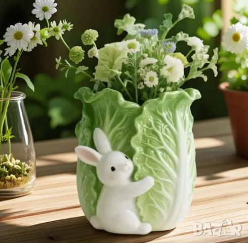 Молд кашпа заек със салата , снимка 6 - Форми - 53062871