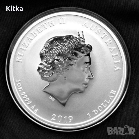 1 oz ЛУНАР АВСТРАЛИЯ 2019 г, снимка 2 - Нумизматика и бонистика - 42859367