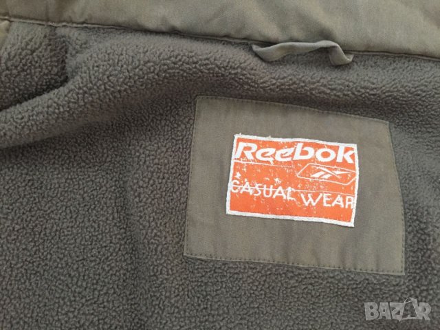 Мъжко зимно яке REEBOK оригинал, size XXL, много дебело и топло с вата и полар, свободен модел, снимка 11 - Якета - 30610981