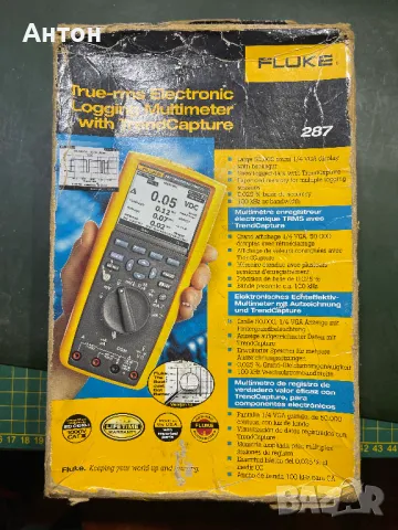 Мултимер FLUKE 287 true rms, снимка 7 - Друга електроника - 37943568