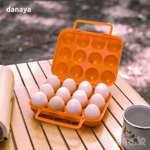 4532 Кутия за съхранение на яйца с дръжка