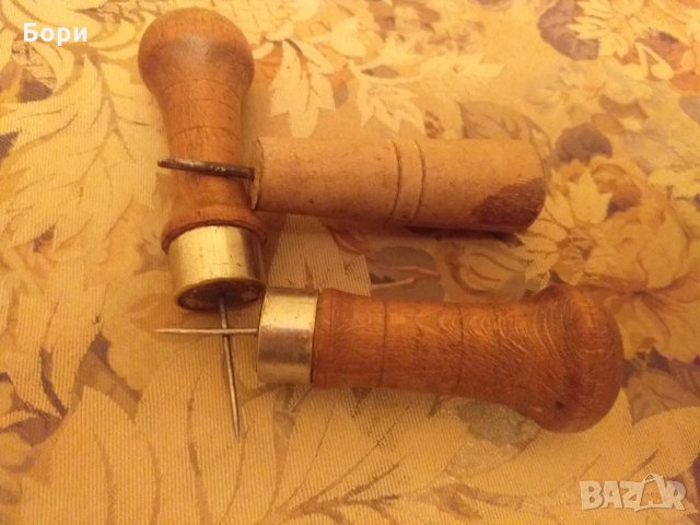 Шило с дървена дръжка 3 броя, снимка 4 - Други ценни предмети - 30087782