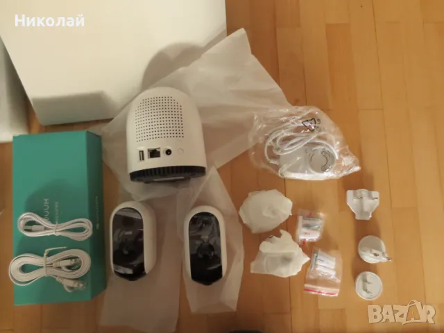 WUUK Wireless solar Cam Pro 2kit+Звънец+Базова станция, снимка 12 - IP камери - 49117269
