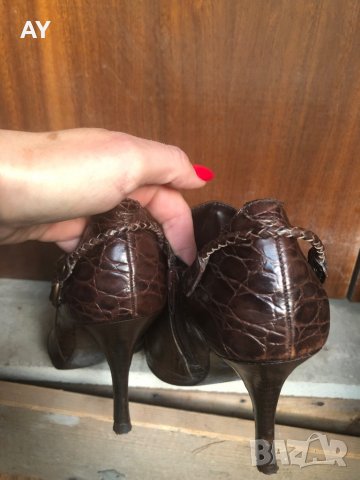 Дамски обувки естествена кожа Nine West, снимка 3 - Дамски обувки на ток - 34878768