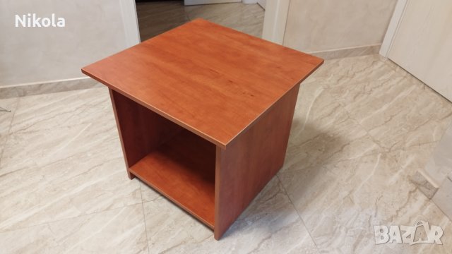 Офис маса , помощна масичка с два плота 60/60/ 56см, снимка 3 - Маси - 40727914
