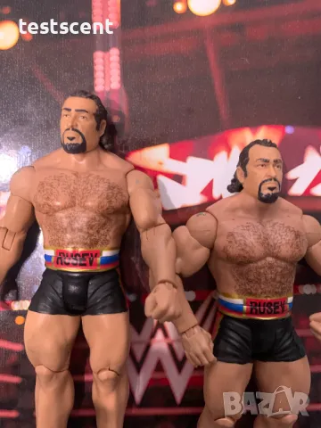 Екшън фигура WWE Rusev Miro Русев Миро Bulgarian Brute Мачка Mattel figure играчка, снимка 6 - Фигурки - 48830014