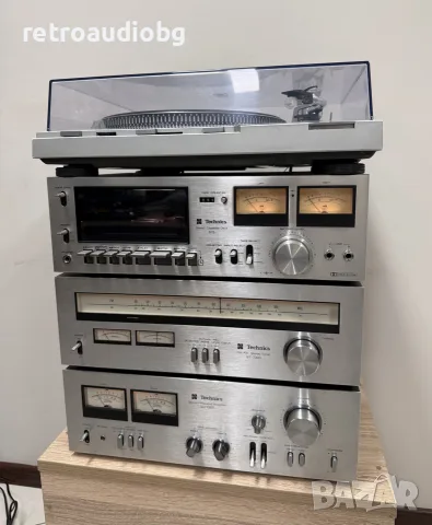 🔈Винтидж аудио сет - система TECHNICS - Усилвател, тунер, дек и грамофон🔈